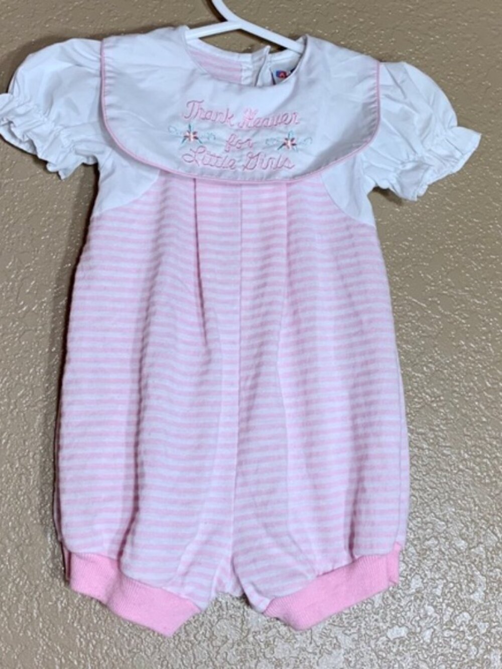 Vintage Alexis baby girl romper